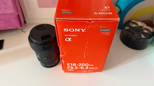 Sony 200mm 3 oss le - sony, f3.5-6.3