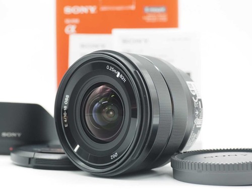 Obiettivo sony 18mm f - e, 10-18mm