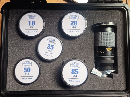 Contax zeiss set - contax, c/y